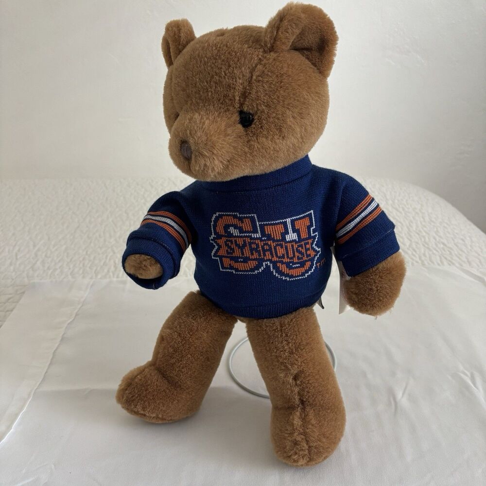 NWT Vintage Roxbury Mills 40 Point Teddy Bear Stuffed Animal Plush Syracuse NY